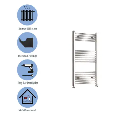 (chrome, 1000*400mm) Stylish Straight Towel Rail HeatingTowel Radiator