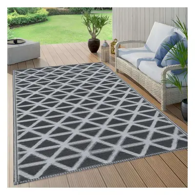 Outdoor Carpet Black 120x180 cm PP