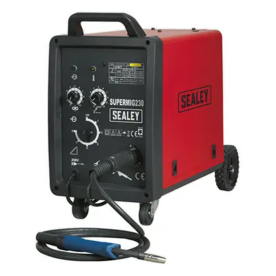 230A MIG Welder - Forced Air Cooling System - Non-Live Euro Torch - 230V Supply