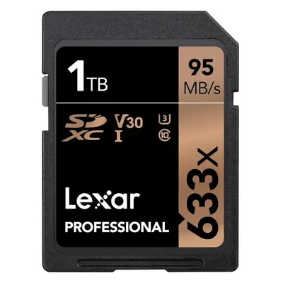 Lexar Professional 633x 1TB SDXC UHS-I Card (LSD1TCB633)