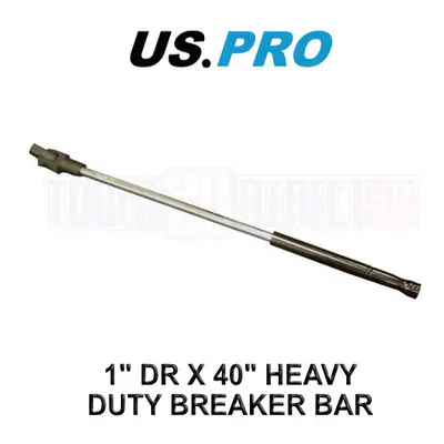 US PRO Tools 1" dr X 40" Heavy Duty Breaker Bar, Knuckle, Power