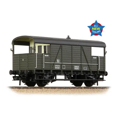 25t 'Dance Hall' Brake Van BR Departmental Olive Green