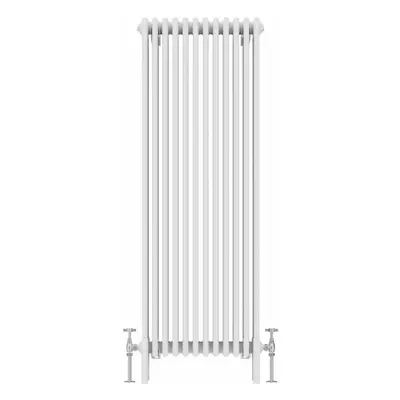 (1500x560mm, White) NRG Traditional Cast Iron Style Style Radiator Four Column Designer Bathroom