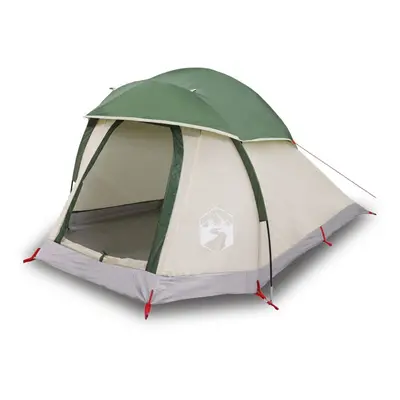 vidaXL Camping Tent Dome 1-Person Lightweight Tent Dome Tent Green Waterproof