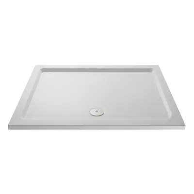 1600mm x 800mm Premium Slip Resistant Rectangular Shower Tray - White