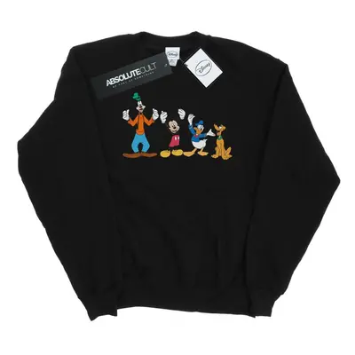 (5XL, Black) Disney Mens Mickey Mouse Friends Sweatshirt