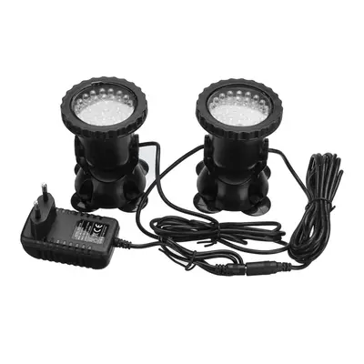 (2 light set) LED Waterproof Colorful Spot Light Aquarium Fish Tank Underwater Pool Light AC100-