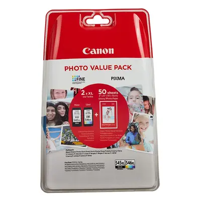 Canon Original PG 545XL and CL 546XL Ink Cartridge - Black