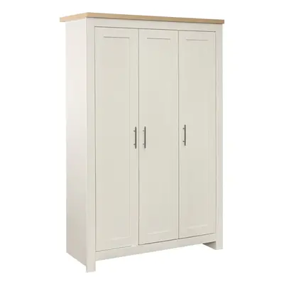 Birlea Highgate Door Wardrobe - Cream & Oak - Farmhouse Style