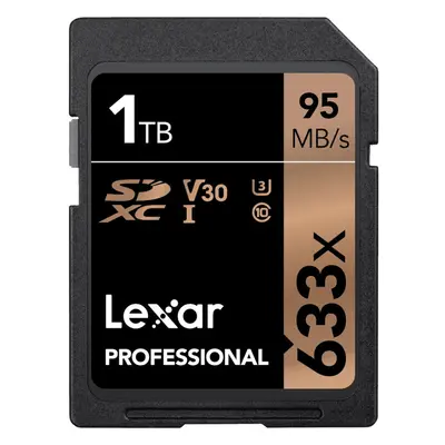 Lexar 1TB Professional 633x UHS-I SDXC Memory Card