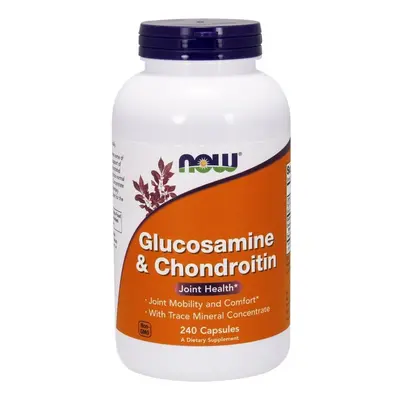 NOW Foods Glucosamine & Chondroitin with Trace Mineral Concentrate, caps