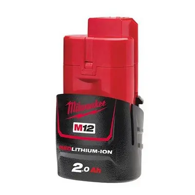 Milwaukee M12 B2 REDLITHIUM-ION Battery Volt 2.0Ah Li-Ion