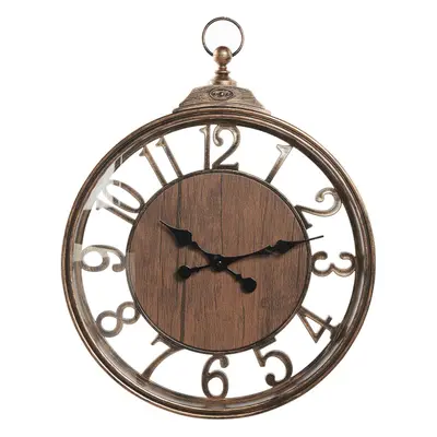 Wall Clock Ã¸ cm Brown ALCOBA