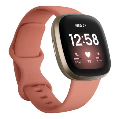 (Pink Clay) Fitbit Versa Health & Fitness Smartwatch