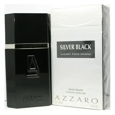 Silver Black by Azzaro 3.3 / 3.4 oz Eau De Toilette Spray for Men New In Box