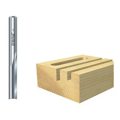 Trend S3/21X1/4STC S3/21 x 1/4 Solid Two Flute Cutter 6.3mm x 28mm