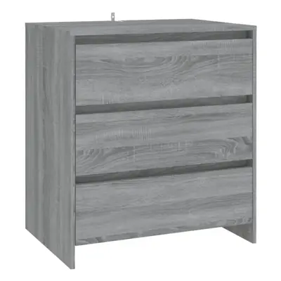 (grey sonoma) vidaXL Sideboard Chipboard Storage Side Drawer Cabinet Highboard Multi Colours