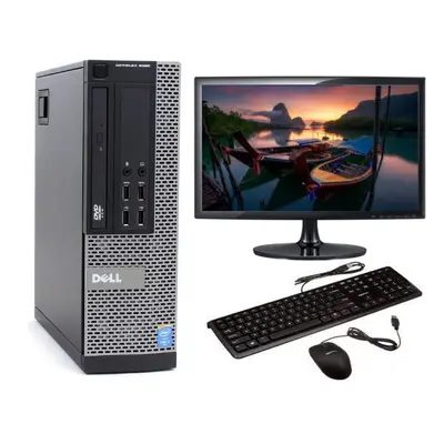 Fcs Full Dell Core I3 Desktop Pc Tower Computer Windows 4Gb Ram 500Gb Hdd