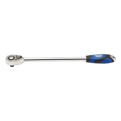 Extra Long Reversible Quick Release Soft Grip Ratchet, 1/2"" Sq. Dr., Tooth