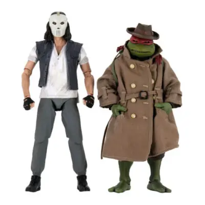 NECA Teenage Mutant Ninja Turtles Casey Jones and Raphael Inch Scale Action Figure Pack