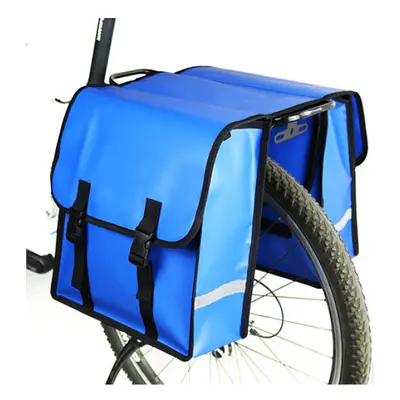 (Blue) Bicycle Tail Pouch Mountain MTB Bike Saddle Rack Trunk Bags Luggage Carrier