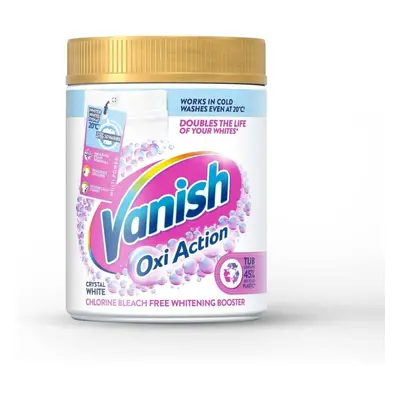 6 x Vanish Gold Oxi Action Powder Stain Remover Crystal White 1.5kg