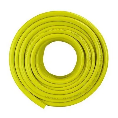 Faithfull CT085-023-112-BKYE-01 Heavy-Duty Reinforced Builder's Hose 30m 19mm (3/4in) Diameter