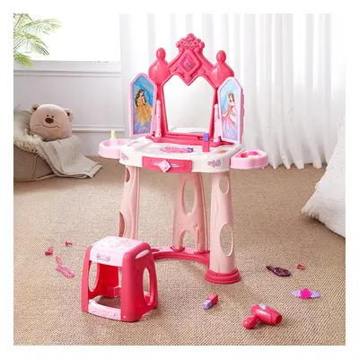 Dressing Table Toy Set with Drawer and Stool