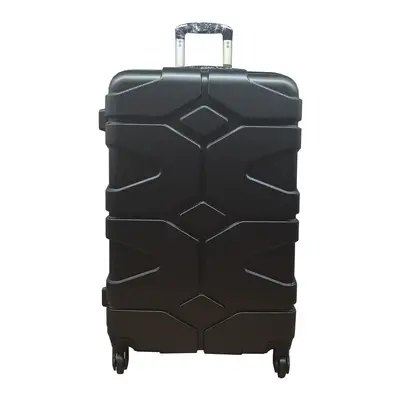 (Black, Large) Hampton & Stewart Hard Shell Extra Large Suitcase