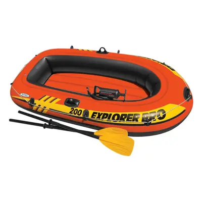 Intex Inflatable Boat Canoe with Oars and Pump Explorer Pro Set 58357NP