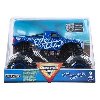 Monster Jam, Official Blue Thunder Monster Truck, Die-Cast Vehicle, 1: Scale