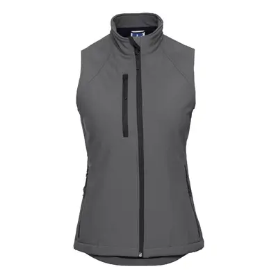 (M, Titanium) Russell Ladies/Womens Soft Shell Breathable Gilet Jacket