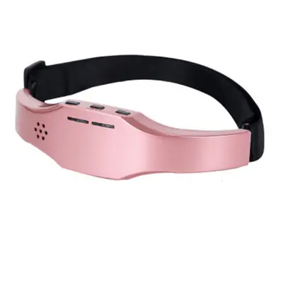 (Pink) Electric Head Relaxing Massage Portable Forehead Massage USB Rechargeable for Improve Sle