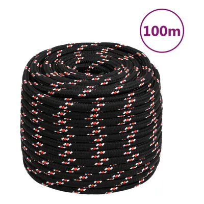 (black and red, mm/ m) Marine Rope Dock Coil Boat Line Polypropylene Rope Multi Sizes Multi Colo