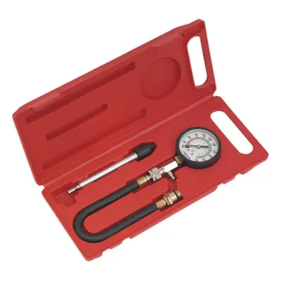 3 Piece Petrol Engine Compression Test Kit - 65mm Gauge - Quick Coupling