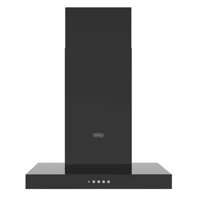 Belling 603T Black 60cm Chimney Cooker Hood