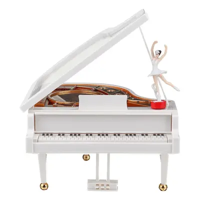 Vintage Ballerina Girl Dancing On The Piano Music Box Christmas Gift Valentine's Day Home Decora