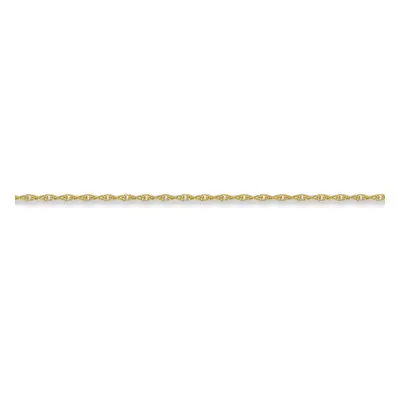 (24) Jewelco London Unisex Solid 9ct Yellow Gold Prince of Wales 1.7mm Gauge Pendant Chain Neckl