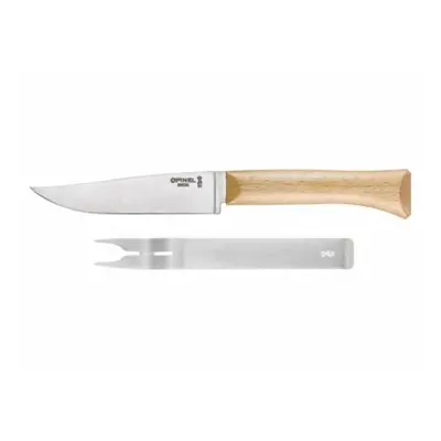 Opinel Ultimate French Cheese Knife and Fork Stainless Steel Set