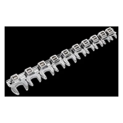 Crow&#39;s Foot Open-End Spanner Set 10pc 3/8"Sq Drive Metric