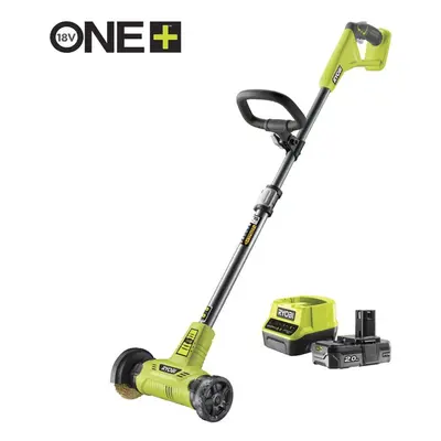 Ryobi RY18PCA-120 18V ONE+ Cordless Patio Cleaner with Wire Brush (1 x 2.0Ah)