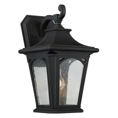 Outdoor IP44 Wall Light Sconce Mystic Black LED E27 100W Bulb External d02152