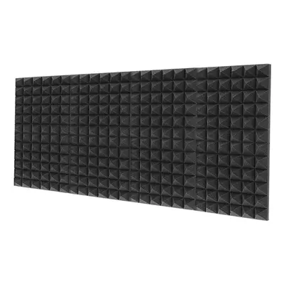 (Black) Soundproof Foam Egg Profile Sound Absorbent Acoustic Panel Noise Absorption