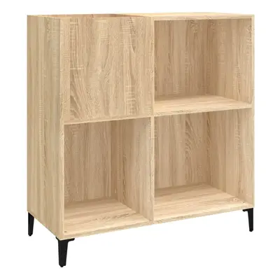 (sonoma oak) vidaXL Record Cabinet Sideboard Side Cabinet Engineered Wood