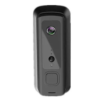 (Black, Doorbell+Receiver) 1080P Smart Wireless Video Doorbell Indoor Receiver Home Security Nig