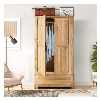 (Wardrobe Only) Bedroom Furniture Trio Set Oak Effect