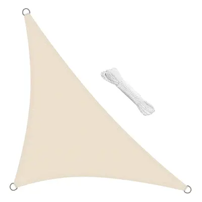 swift Sun Shade Sail 5x5x7 Meter Right Triangle, Cream