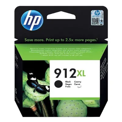 HP 912XL High Yield Ink Cartridge Black 9.9ml 3YL84AE HP3YL84AE