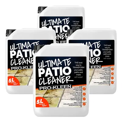 (4) Pro-Kleen Ultimate Patio and Driveway Cleaner 5L