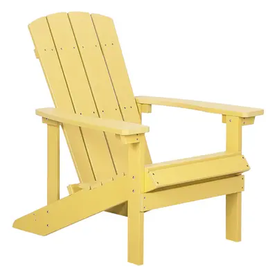 Garden Chair ADIRONDACK Yellow